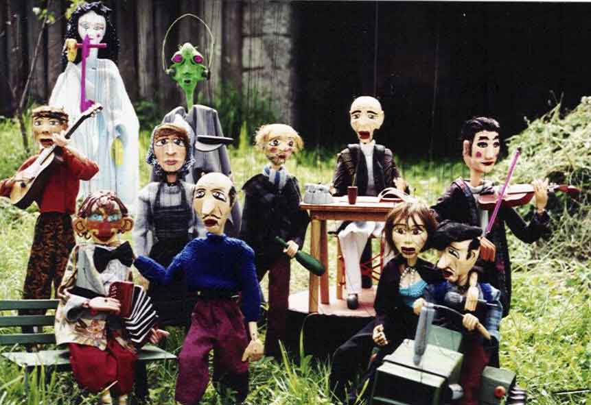 Les marionnettes utilisées pour les ateliers